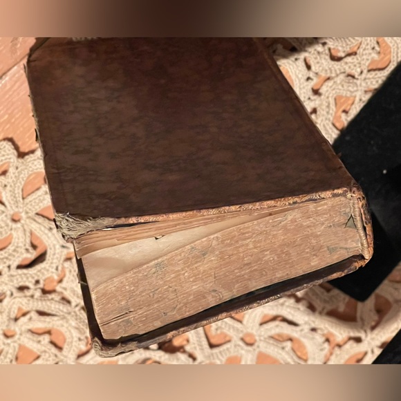 RARE 1825 French Book Histoire History w/Fantastic PULL OUT MAP Cours D’histoire - Picture 11 of 16